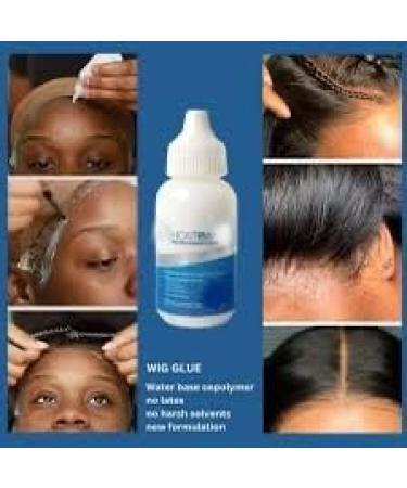 Lace Bond Hair Replacement Adhesive 1.3oz - Invisible Wig Bonding Glue | Water & Oil-Resistant Non-Toxic Light Hold for Lace & Poly Wigs Hairpieces & Toupees - Secure Natural Look - Buy Online on GoSupps.com