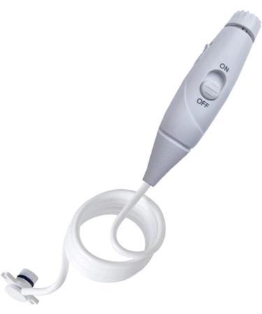 Waterpik Compatible Replacement Tube - White Plastic Handle Oral Hygiene Accessory for WP-100, WP-130, WP-660, WP-900 - Slide Switch - Buy Online on GoSupps.com