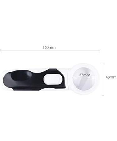 Portable Reading Magnifier with LED Light Distortion-Free Optical Acrylic Lens for Reading Newspaper Office School Printing Home Electronics Inspection Stamp Collection Made in China - Buy Online on GoSupps.com