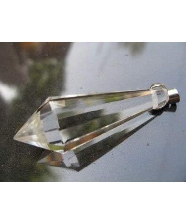 Natural Crystal Rough Rare Nature Clear Crystal Gemstone Point Pendant Reiki - Buy Online on GoSupps.com