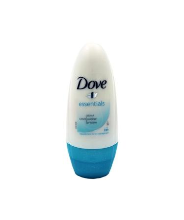 Dove Essentials Women's Roll-On Deodorant Pack of 6 50 ml