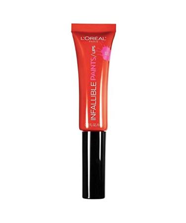 L'Or al Paris Infallible PAINTS/LIPS  Orange Envy  0.27 fl. oz. 0.27 Fl Oz (Pack of 1) Orange Envy
