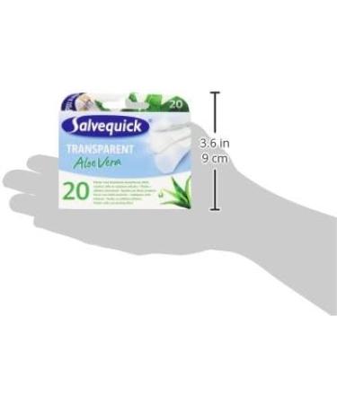 Buy Salvequick Transparent Aloe Vera Wound Compress 20 Pieces | International Shipping Available - Buy Online on GoSupps.com