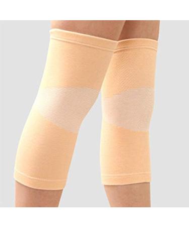 Unisex Knee Pads & Brace Support Sleeves for Sports | Knee Warmers for Basketball Dance Cycling Climbing & Yoga (Nude Color) - Shop Now - Buy Online on GoSupps.com