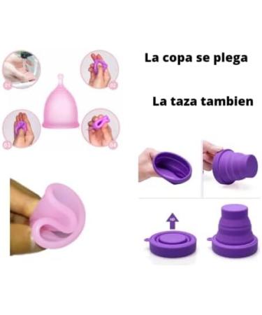 Buy Ella y Yo Menstrual Cup Set - 2 Sizes (S & L) Sterilizer & Cotton Bag | 100% Soft Medical Silicone Washable & Reusable - Buy Online on GoSupps.com