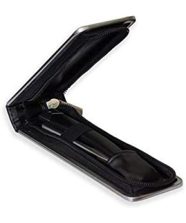 TITAN Access Dellinger 7/8 Razor with Black Plastic Handle & Carbon Steel Blade - Premium Shaving Tool for a Smooth Shave | International Shipping Available - Buy Online on GoSupps.com