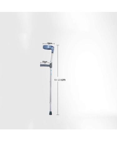 Forearm Crutches Adjustable Cane Handle Adjustable Double Forearm Crutch Assistance Lightweight Walking Support with Shock Absorption System Lightweight Arm Crutch Warm Life - Buy Online on GoSupps.com