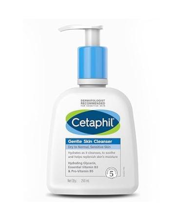 Gentle Skin Cleanser for Dry to Normal Sensitive Skin - 250 ml| Hydrating Face Wash with Niacinamide Vitamin B5| Dermatologist Recommended| Paraben