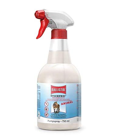 BALLISTOL Stichfrei Animal Spray 750ml | Insect Protection for Pets | 8-Hour Defense Against Mosquitoes Horseflies Ticks & Flies - Buy Online on GoSupps.com