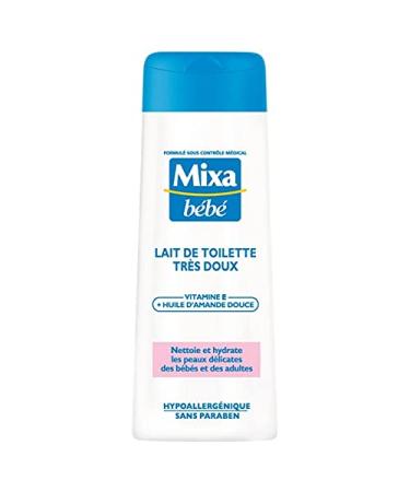 Mixa Bb Tras Gentle Cleansing Milk + Vitamin E Oil D TM Almond 250ml Pack of 4