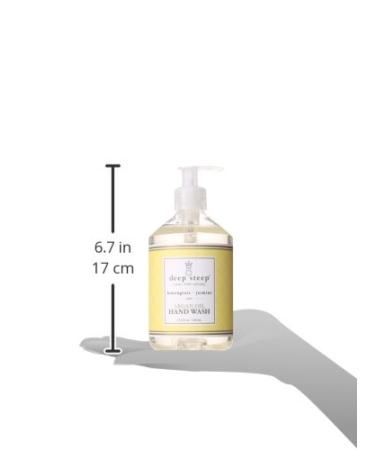 Deep Steep Argan Oil Hand Wash - Lemongrass & Jasmine - 17.6 fl oz | Nourishing & Aromatic - Buy Online on GoSupps.com