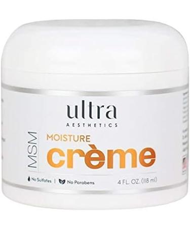 Ultra Aesthetics MSM Moisture Creme 4oz - Hydrating Skincare Solution - Buy Online on GoSupps.com