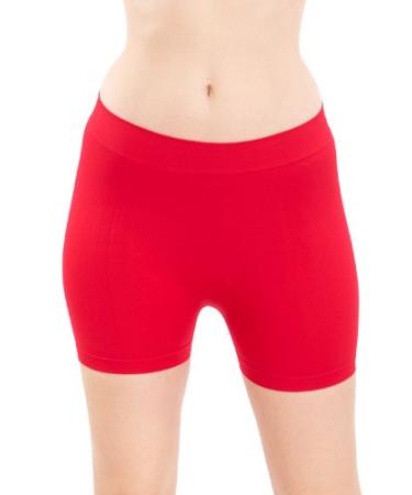 Seamless Red Hot Shorts Hot Pants
