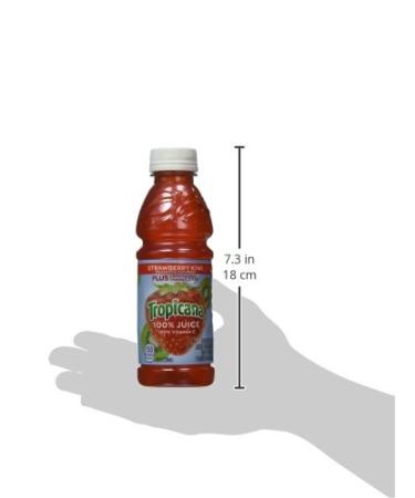 Tropicana Juice Strawberry Kiwi, 10 Fl Oz, Pack of 15 - Delicious Fruit Juice Blend - Buy Online on GoSupps.com