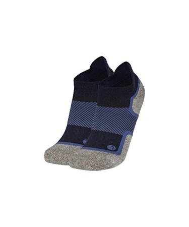 OS1st WP4 Wellness Performance Socks Ideal for Diabetics  Sensitive feet  Circulation Support and Edema (XL  Navy  No-Show)