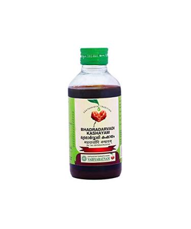 Set of 2 Vaidyaratnam Oushadhasala BHADRADARVADI KASHAYAM (200 ml) – by Venus.Exports