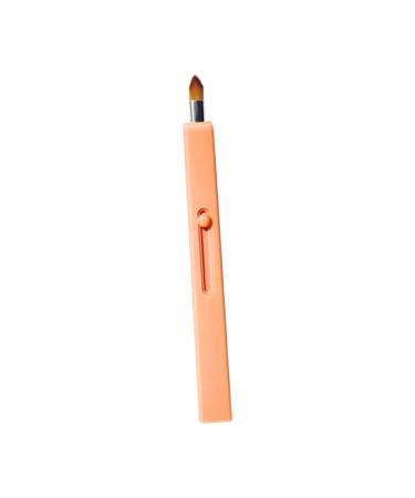 HAPINARY 1pc Retractable Lip Brush Makeup Brush Eye Shadow Portable Lip Scrubber Cosmetics Brush Tool Lipstick Cosmetic Tool Lip Liner Brush Travel Telescopic Plastic