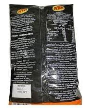 Gharana Swaad ka Khazaana KTC Crispy Fried Onions 400g (Pack of 2) | Authentic Crunchy Topping | Versatile Topping | Sprinkle with Crunch | Premium Onions | Superior Flavor - Buy Online on GoSupps.com