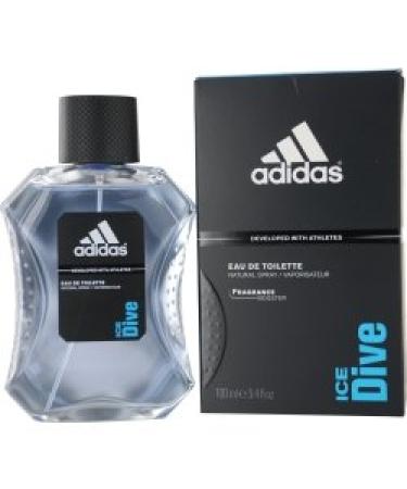 Adidas Ice Dive by Adidas Eau De Toilette Spray 3.4 oz for Men - 100% Authentic 3.4 Fl Oz (Pack of 1)