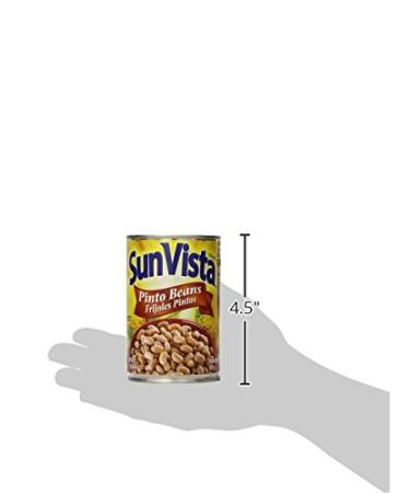 Sun Vista Whole Pinto Beans 15 oz - Pack of 12 | High Quality & Nutritious Beans - Buy Online on GoSupps.com