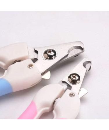 PSGS Professional Pet Nail Clippers Dog Cat Stainless Steel Two-Color Labor-Saving Nail Clippers Convenient Beauty Cleaning Supplies (Color : Give Sharpener Pink) - Buy Online on GoSupps.com