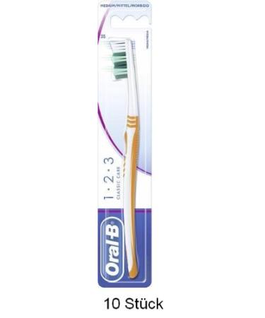 Oral-B toothbrush 1 2 3 CLASSIC CARE medium VE 10