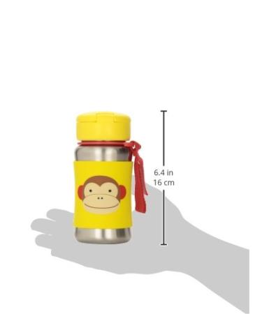 Skip Hop Stainless Steel Sippy Cup with Straw - Monkey Design - Buy Online on GoSupps.com