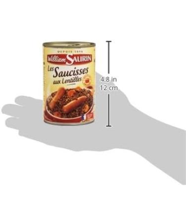 William Saurin Sausages with Lentils 420 g - Buy Online on GoSupps.com