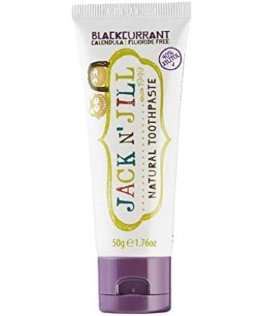 Jack N' Jill Kids Natural Toothpaste Fluoride Free Toothpaste Helps Soothe Gums and Fight Tooth Decay Toothpaste for Baby Toddler and Children 6 Months Plus Blackurrant and Blueberry Bundle 2x50g Blackcurrant and Blueberry 50 g (Pack of 2) - Buy Online on GoSupps.com