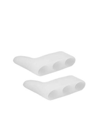 Healeved Stretcher 5 Pair Bunion Shim Silicone Spacer White Separators for Bunions Gasket Thumb Men and Women Spacer Splitter