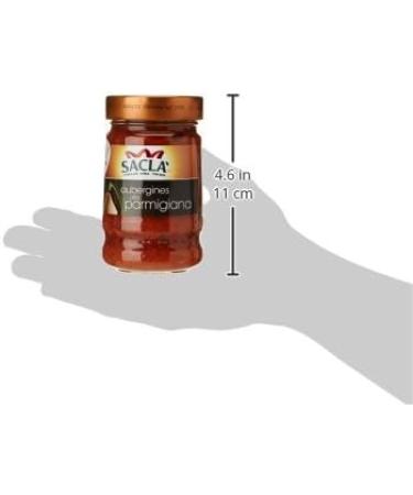 Sacla Eggplant alla parmigiana eggplant sauce and parmigiano reggiano cheese - 190g jar - Buy Online on GoSupps.com