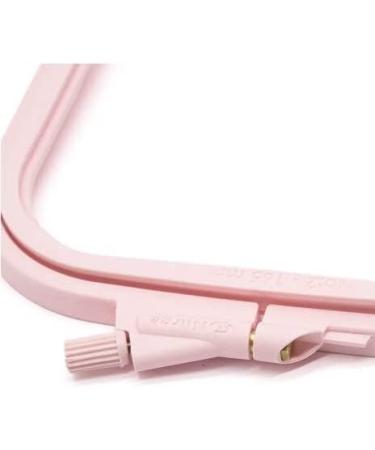 Nurge Pink Plastic Square Embroidery Hoop - Medium | Cross Stitch & Punch Needle - Buy Online on GoSupps.com