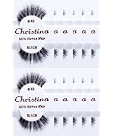 12pks Eyelashes - 43 by Christina