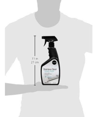 Stainless Steel Cleaner & Polish - 24oz | Easy Appliance Cleaning with Microfiber Cloth | Removes Tough Soil & Fingerprints - Buy Online on GoSupps.com