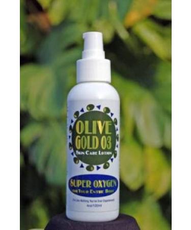 Gift Boutique Olive Gold O3 Skin Lotion 4 Oz - Organic Ozonated Super Oxygen Oil for Men and Women - Dry Skin Moisturizer Spray - Buy Online on GoSupps.com