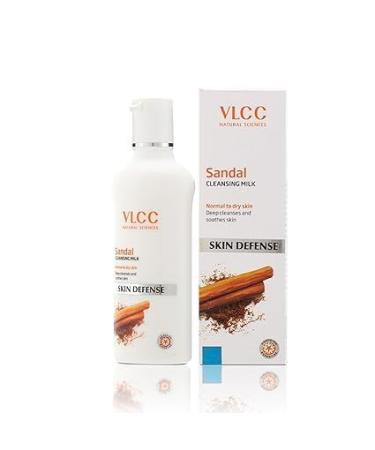 Cleansing Milk - 100ml - Deep Cleanses & Soothes Skin. With Sandal Ashwagandha Fenugreek & Indian Berberry Extracts Almond and Olive Oils.