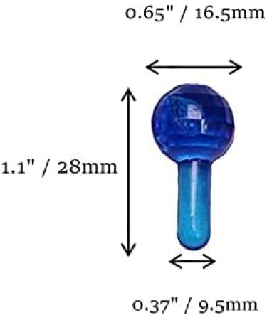 Creative Hobbies Plastic Lites for Ceramic Christmas Trees Faceted Globe Light Ornaments Multi Colors 100 Piece Pack - Buy Online on GoSupps.com