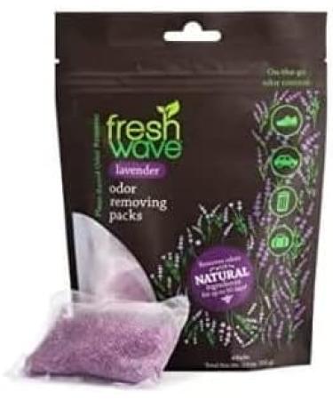 Fresh Wave Odor Eliminating & Deodorizing Combo Set (Lavender). INCLUDES 1 X Fresh Wave Lavender Odor Removing Gel 15 oz 1 X Fresh Wave Lavender Odor Removing Spray 8 fl. Oz & 1 X Fresh Wave Lavender Odor Removing Packs Bag of 6. - Buy Online on GoSupps.com