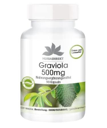 WARNKE VITAL SUBSTANCES Graviola 500mg 90 capsules for 90 days graviola fruit powder vegan HERBADIRE RECKTY by Warnke Valthys German pharmacists qualitia
