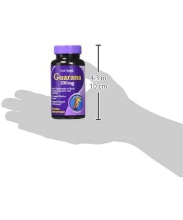 Natrol Guarana 200 mg â€“ 90 Capsules for Energy & Focus Boost | Buy Now - Buy Online on GoSupps.com