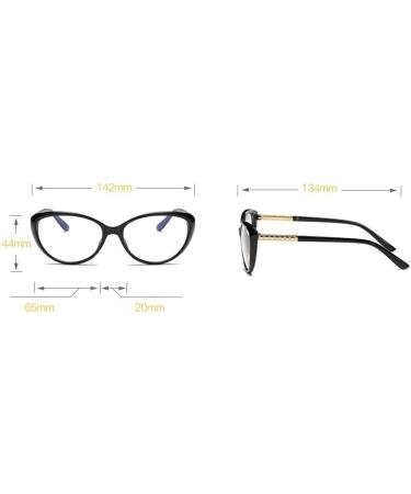 Fuqinqingoz Leopard Anti-Eyes Reading Glasses | Cute Blue Light Blocking Computer Glasses for Women | +100 Flat Light Mirror - Buy Online on GoSupps.com