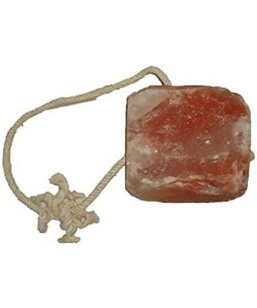 Himalayan Animal Lick Salt - Natural Pure Pink Salt Block on a Rope Horses Deer Goats Cattle Rabbits 6-8 LBS - Buy Online on GoSupps.com