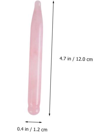 Buy Minkissy Crystal Slide Facial Tools - Self-Massage Acupress Rod & Eye Roller | Rose Quartz Foot Scraper & Body Massage Tool for Relaxation - Buy Online on GoSupps.com