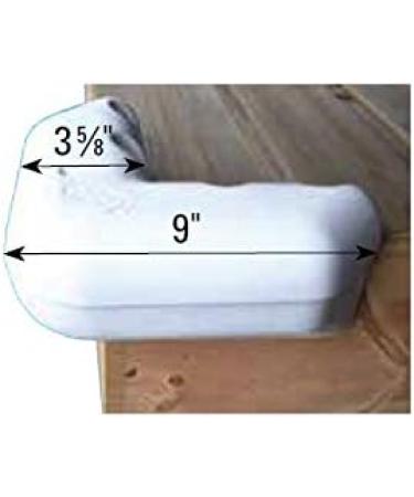 Dock Edge Black Air-Filled Corner Bumper for Dockside Protection - Buy Online on GoSupps.com