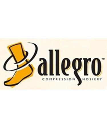Allegro 20-30 mmHg Compression Socks | Comfortable Sheer Support Stockings - Knee High Closed Toe - Buy Online on GoSupps.com