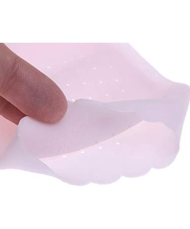 Moisturizing Gel Heel Socks for Cracked Skin - Pink Silicone Foot Care Spa Socks for Women & Men - Buy Online on GoSupps.com