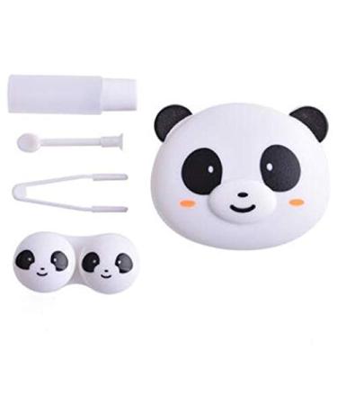 ukYukiko Animal Shaped Contact Lens Case White Panda M