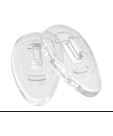 5 Pair 15mm Medium Push-in Tear Drop Silicone Nose Pads for Glasses & Sunglasses - Buy Online on GoSupps.com