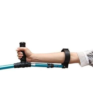 Forearm Crutches Adjustable Forearm Crutches - Lightweight Cuff Crutch - Adjustable Comfortable on The Wrist Replaceable Rubber Tips Gray Li - Buy Online on GoSupps.com