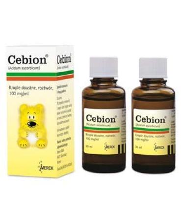 Merck Cebion Vitamin C for babies and children 30 ml pack of 2